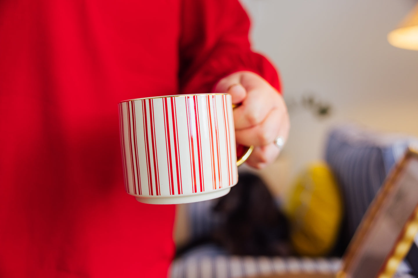 Red Stripe Coffee Mug